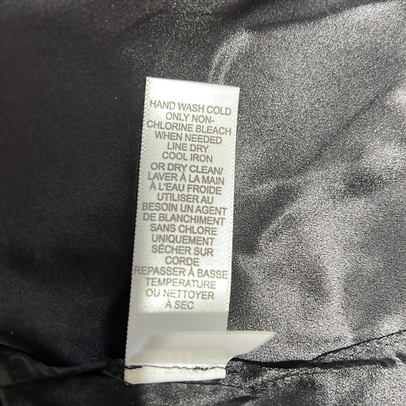 BANANA REPUBLIC Beaded Chain Silk Black Tank Top, Size X-Large, #151 - Picture 11 of 11